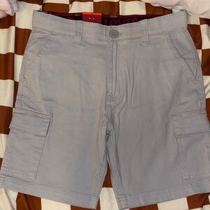Levi's Light Gray Cargo Shorts for boys